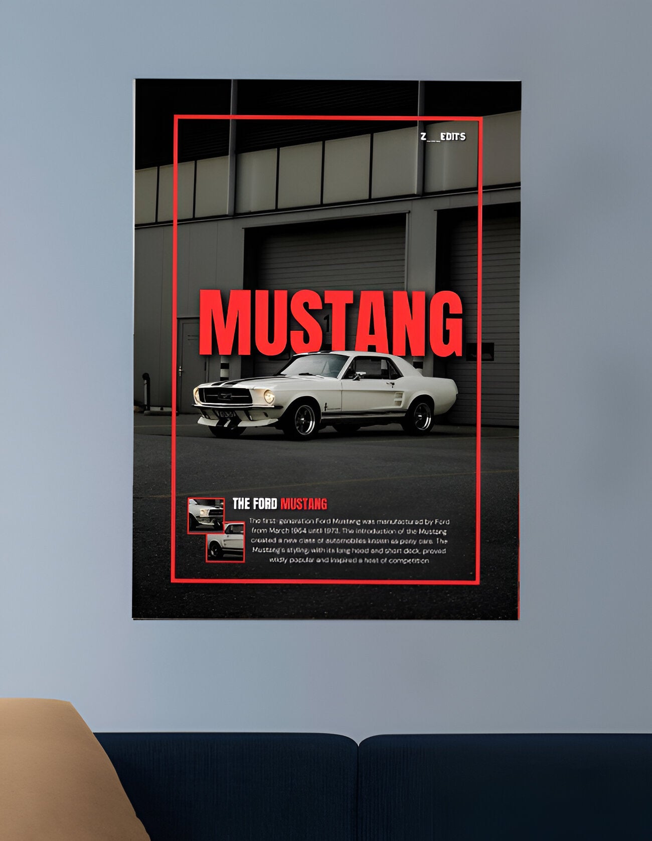 MUSTANG | VISION CARS #014 | CAR POSTERS