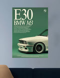 BMW E30 | VISION CARS #015 | CAR POSTERS