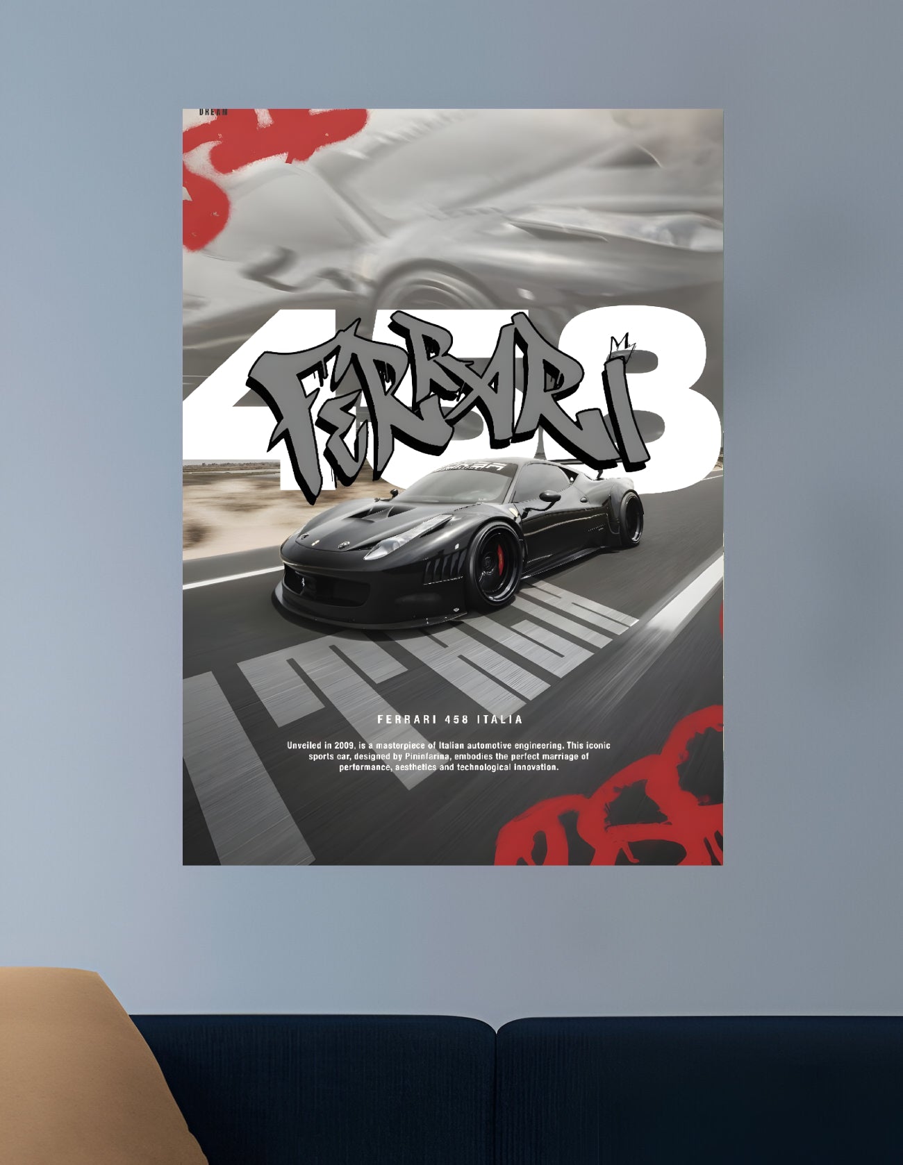 FERRARI | VISION CARS #130 | CAR POSTERS