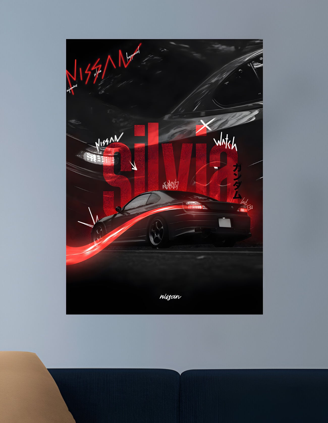 NISSAN SILVIA | VISION CARS #128 | CAR POSTERS