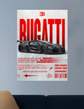 BUGATTI | VISION CARS #127 | CAR POSTERS