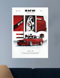 BMW E30 | VISION CARS #017 | CAR POSTERS