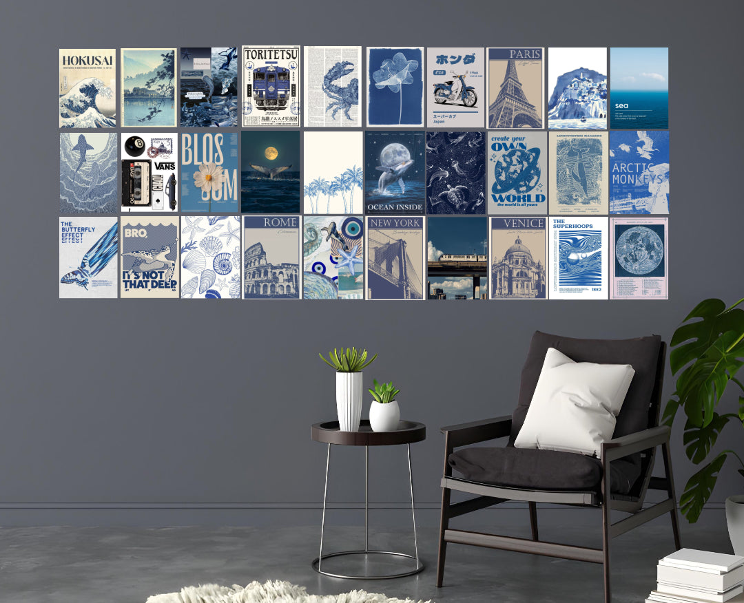 BLUE OCEAN | SET OF 30 | POSTER BUNDLE #005