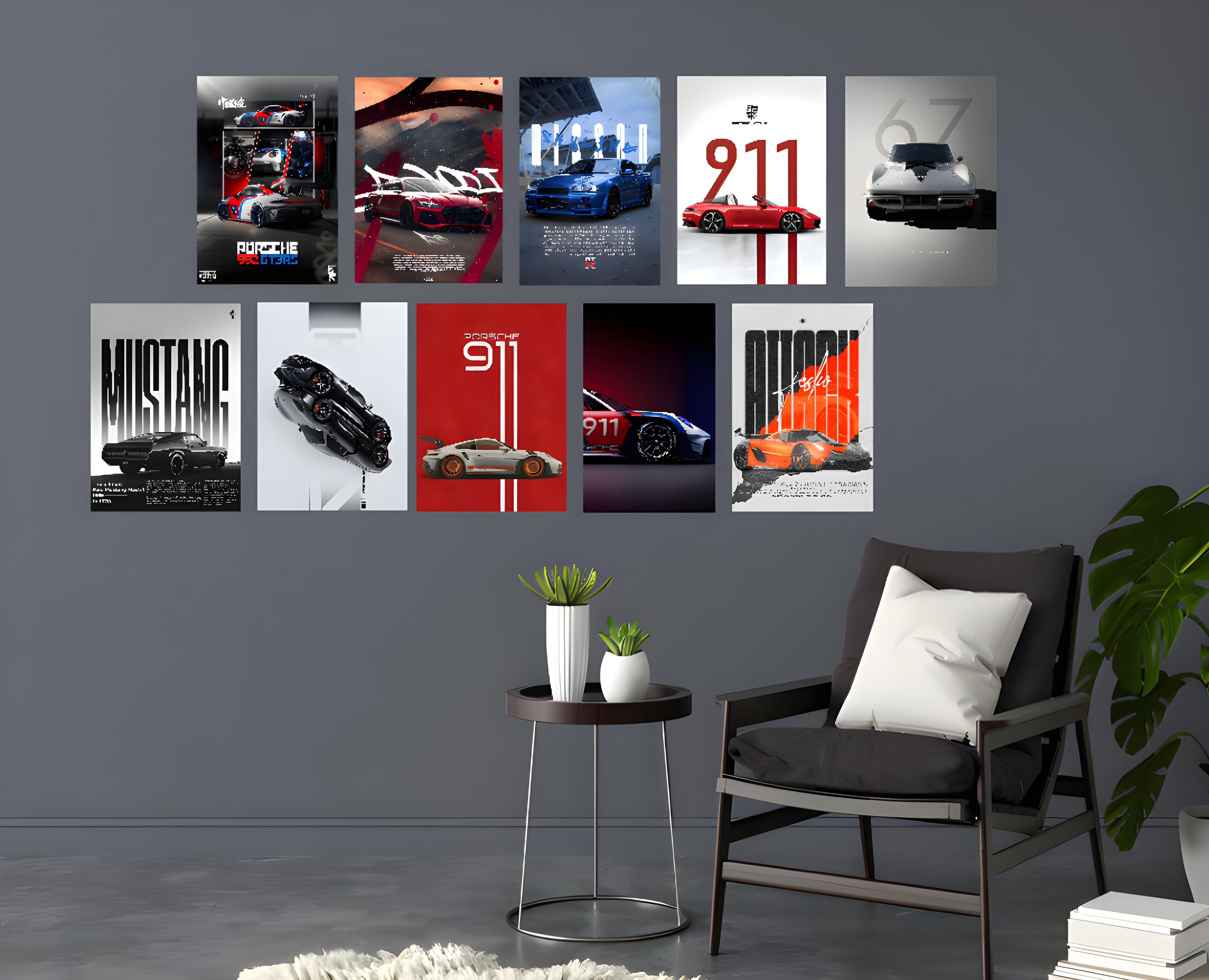 CARS | SET OF 10 | POSTER BUNDLE #003 – HIIQIFY
