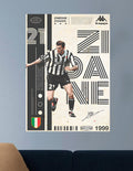 ZIDANE | VISION SPORTS #006 | FOOTBALL POSTERS