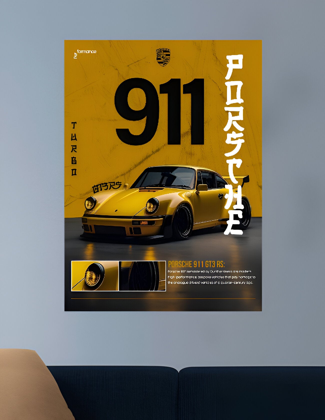 PORSCHE 911 | VISION CARS #029 | CAR POSTERS