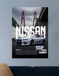 SKYLINE R34 | VISION CARS #020 | CAR POSTERS