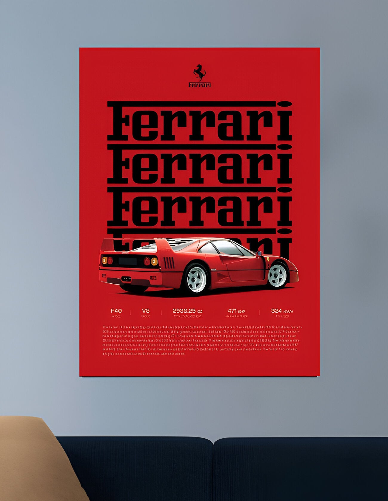 FERRARI | VISION CARS #063 | CAR POSTERS