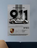 PORSCHE 911 | VISION CARS #008 | CAR POSTERS