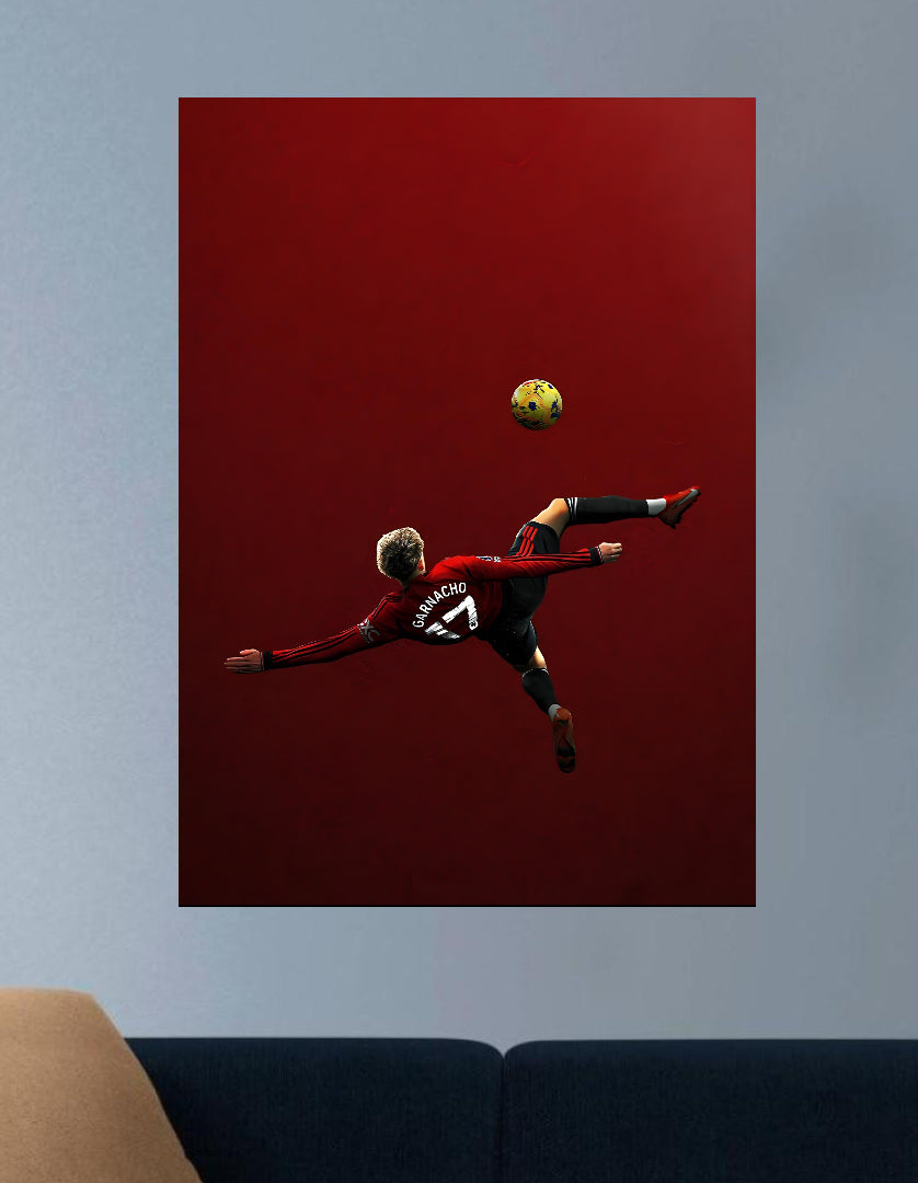 GARNACHO | VISION SPORTS #009 | FOOTBALL POSTERS