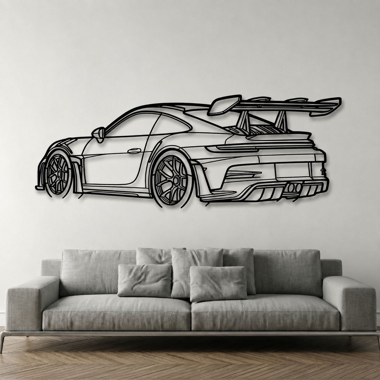 911 GT3 RS Metal Wall Art – 3FT