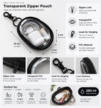 Multipurpose Travel Organizer Pouch – For Chargers, Earphones, Cosmetics & Personal Care Essentials