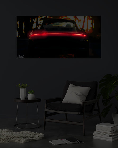 911 | LIGHTNING FRAMES 003 | 2X1 ft | NEON LED CAR POSTERS