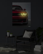 DODGE | LIGHTNING FRAMES 005 | 2X1.5 ft | NEON LED CAR POSTERS
