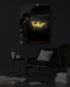 BMW M4 | LIGHTNING FRAMES 005 | 2X1.5 ft | NEON LED CAR POSTERS