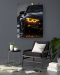 BMW M4 | LIGHTNING FRAMES 005 | 2X1.5 ft | NEON LED CAR POSTERS