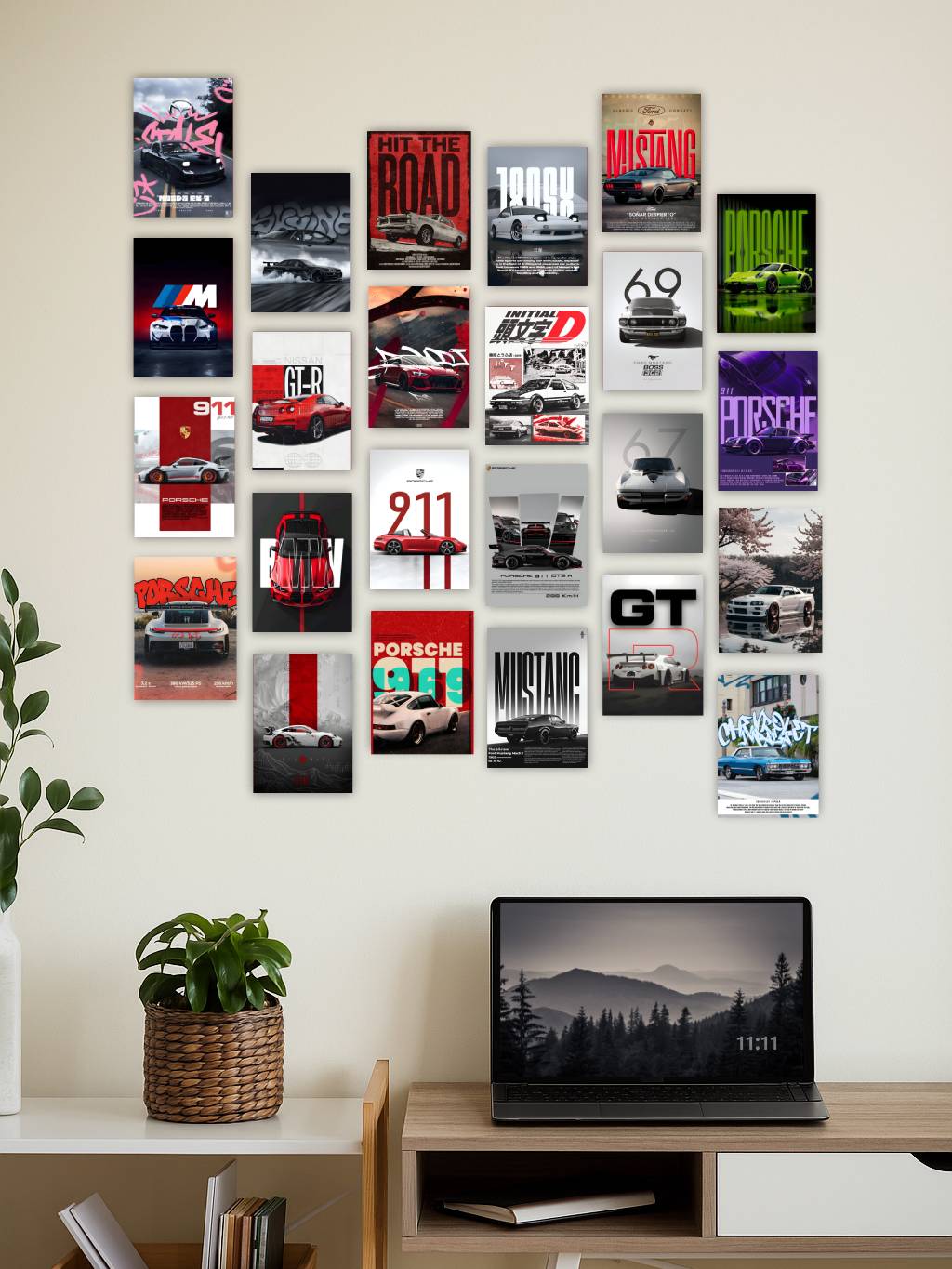 CAR BUNDLE | SET OF 24 | POSTER BUNDLE #002
