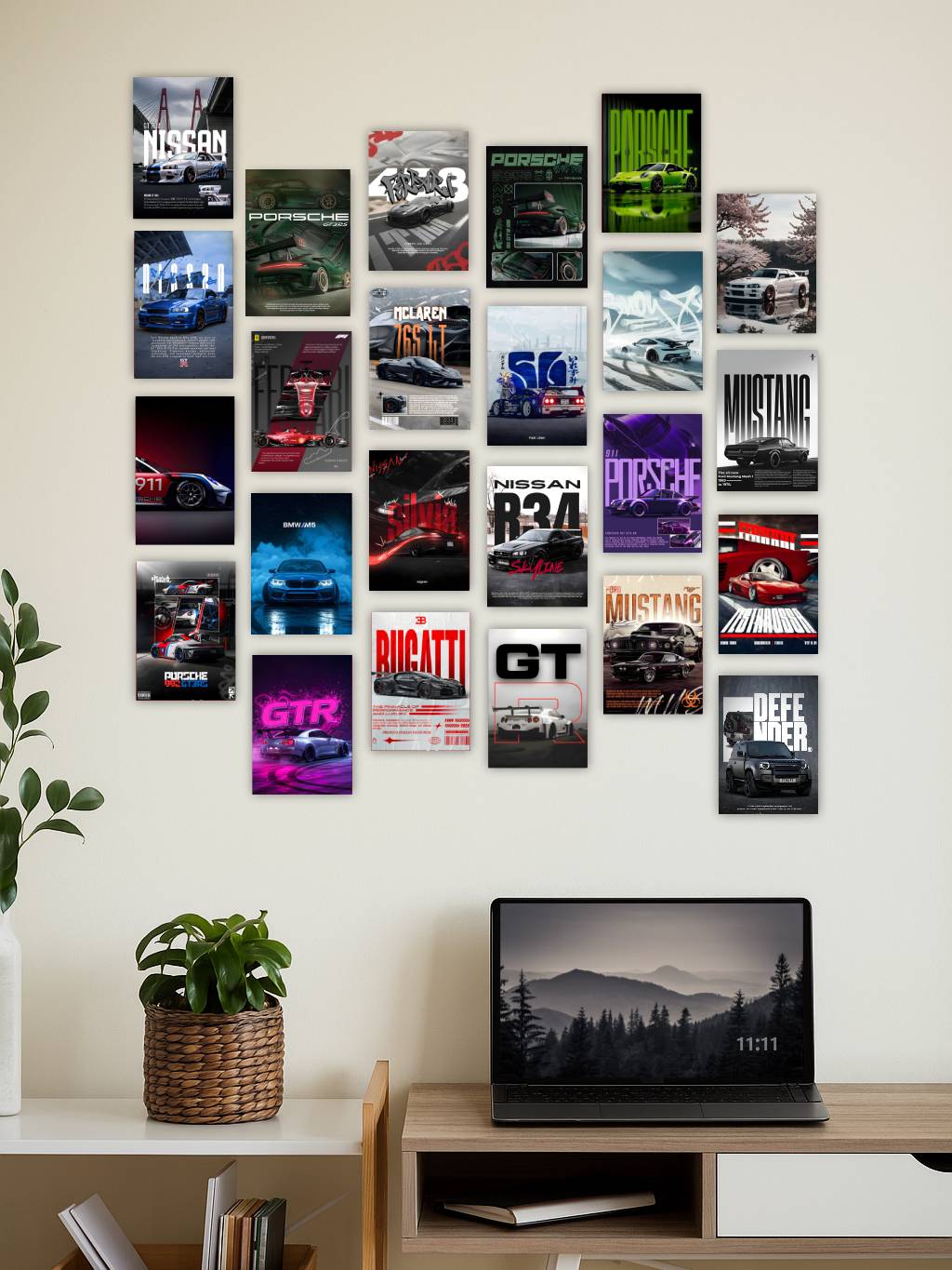 CAR BUNDLE | SET OF 24 | POSTER BUNDLE #003