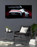911 GT3RS | LIGHTNING FRAMES 002 | 2X1 ft | NEON LED CAR POSTERS