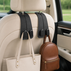 Car Seat Headrest Hooks - Double Hooks for Handbags, Grocery Bags, Bottles, Phones