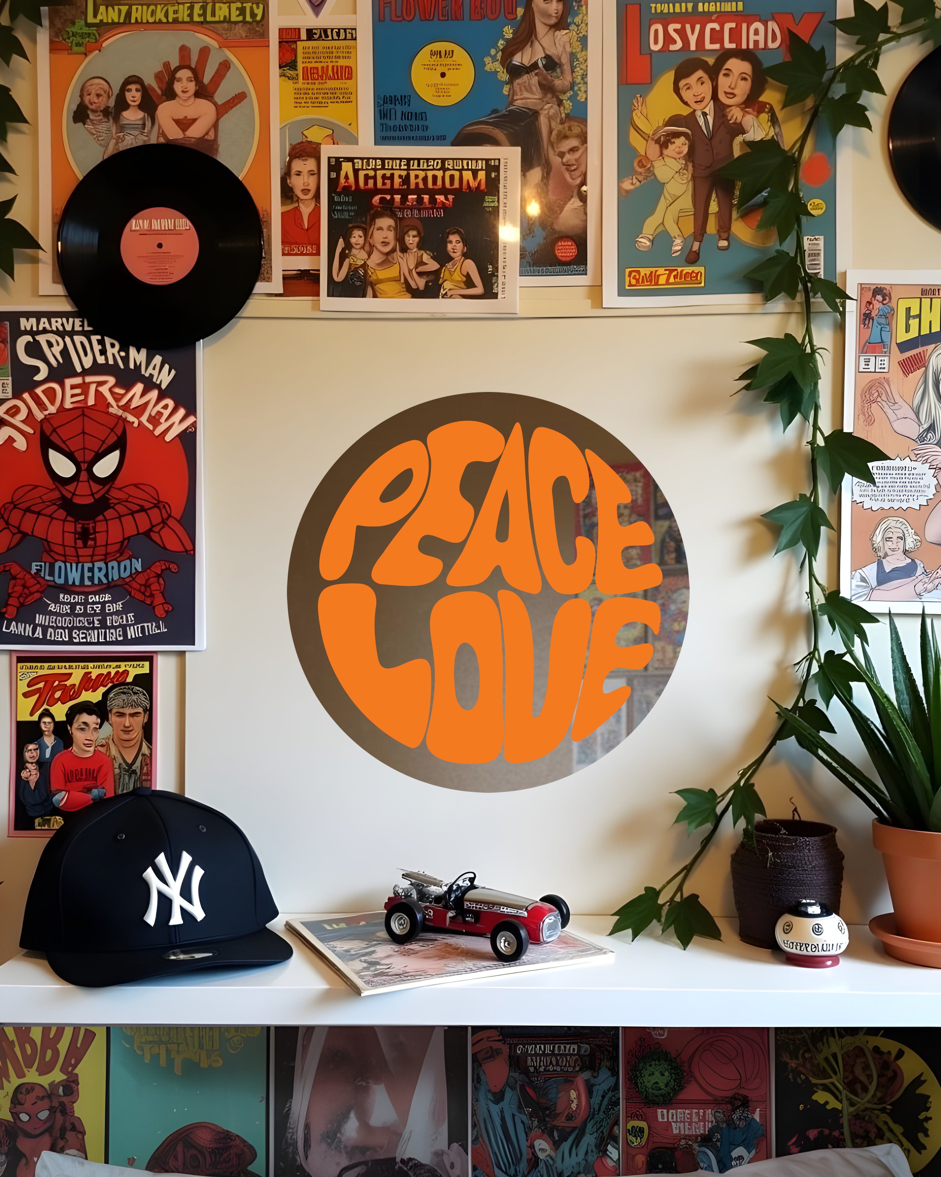PEACE LOVE | MIRROR POSTERS
