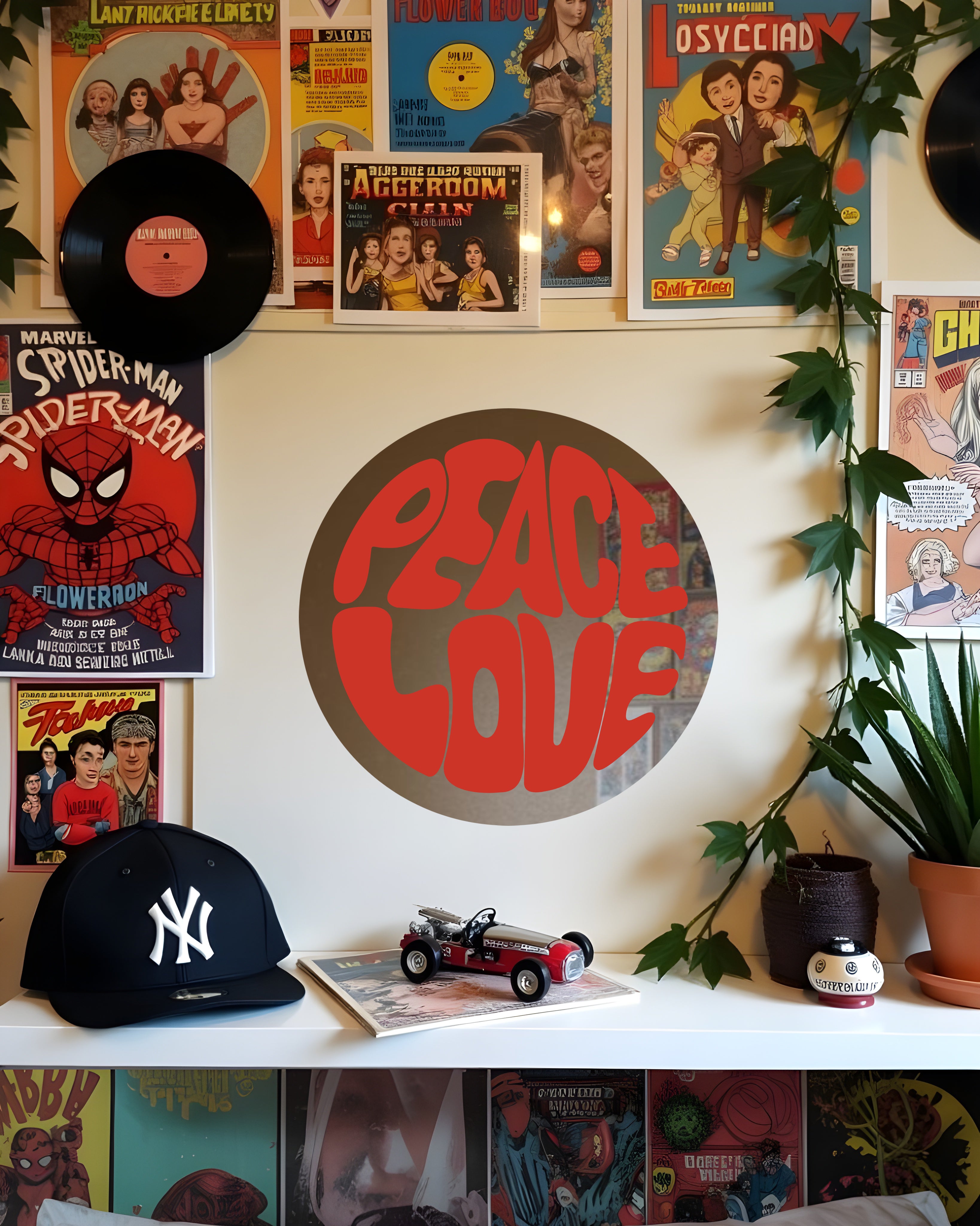 PEACE LOVE | MIRROR POSTERS