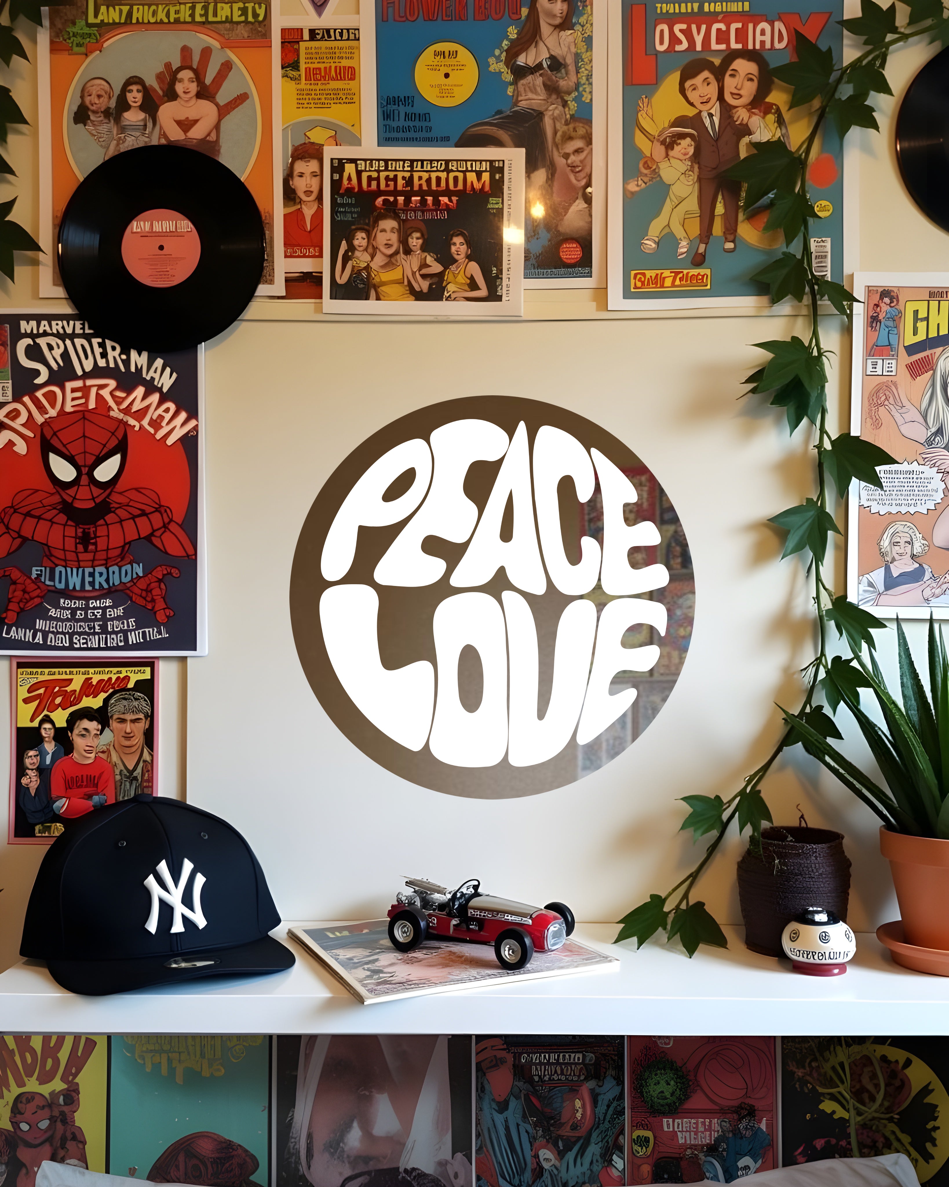 PEACE LOVE | MIRROR POSTERS