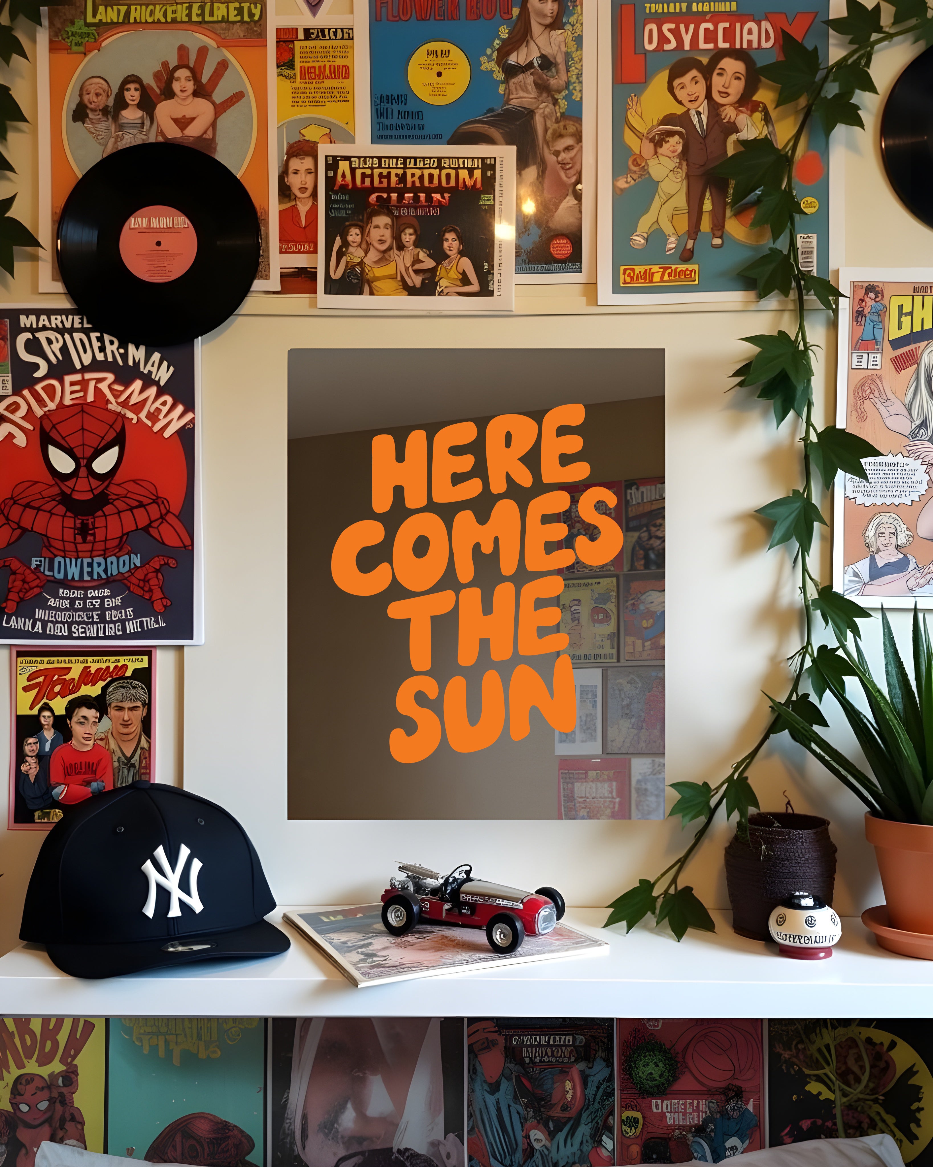 HERE COMES THE SUN | MIRROR POSTERS