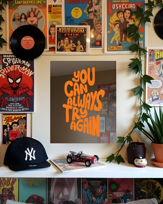 YOU CAN ALWAYS TRY AGAIN | MIRROR POSTERS